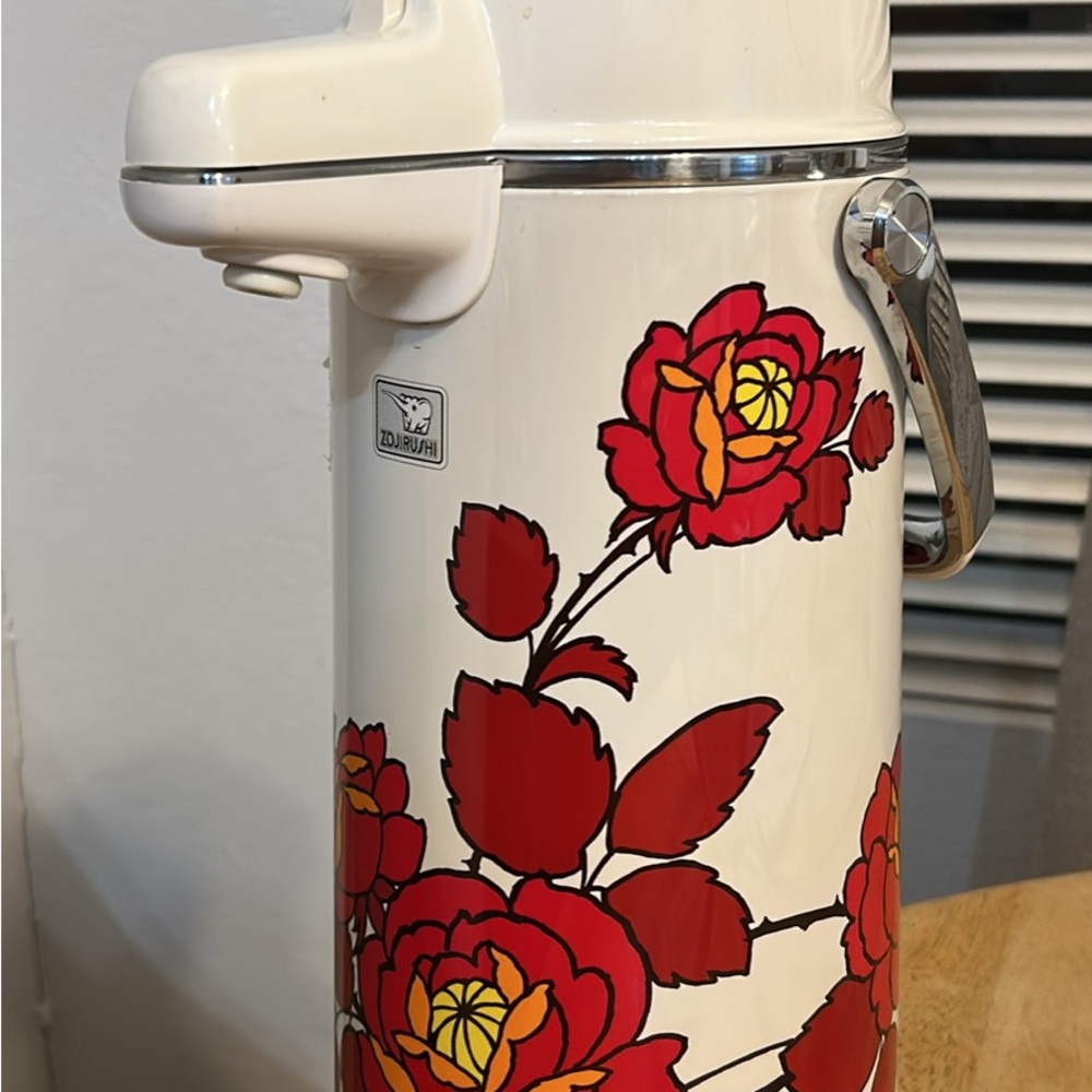 Vintage Floral Zojirushi Air Pot